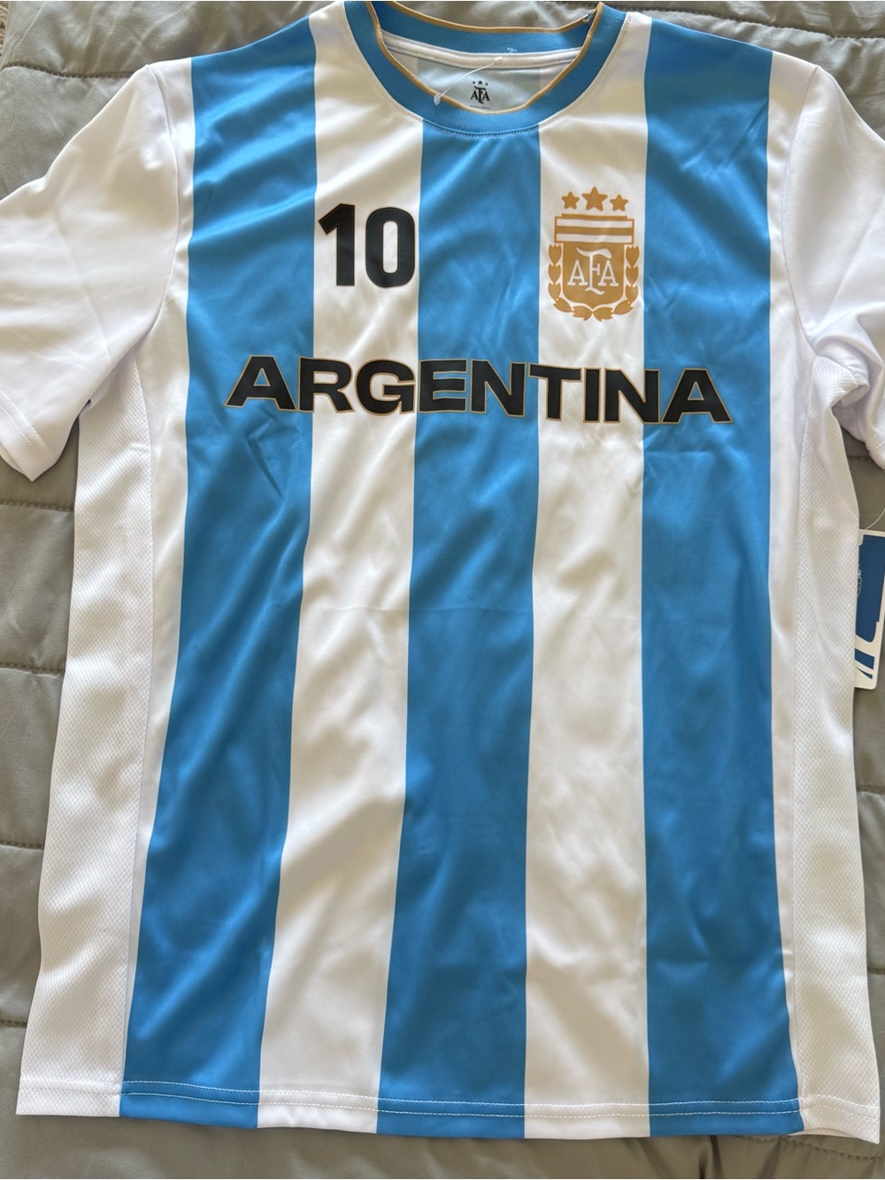 FA Light Blue and White AFA Printed Interior Tag